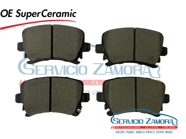 BALATA TRASERA OE SUPERCERAMIC, JETTA V BORA GOLF V GOLF GTI AUDI A3 PASSAT QUATTRO 320mm DISC) TODAS LAS VERSIONES 2005-2006, OCD1108